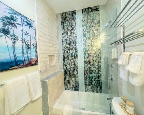 Bathroom, Glass Shower, Interior