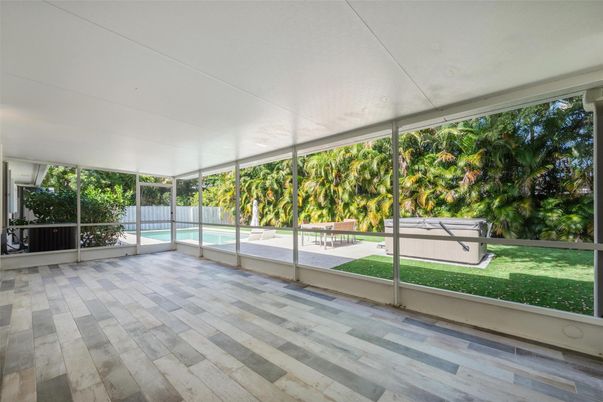 Interior, Sun Room, Wood Texture Flooring