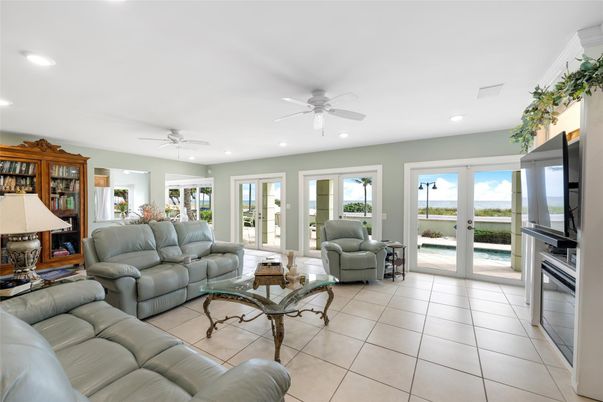 Interior, Living room, Recessed Lighting