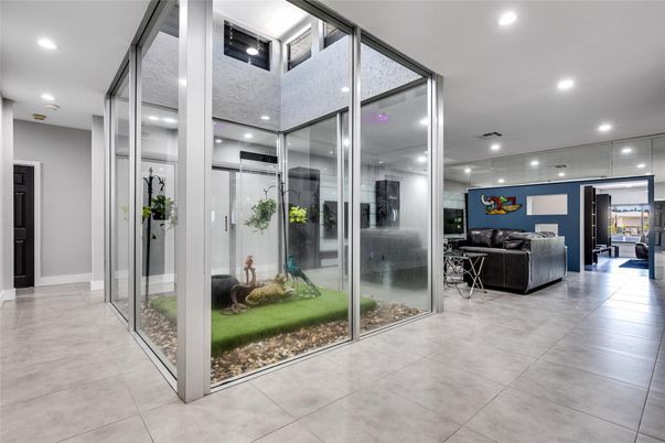 Interior, Living room, Recessed Lighting
