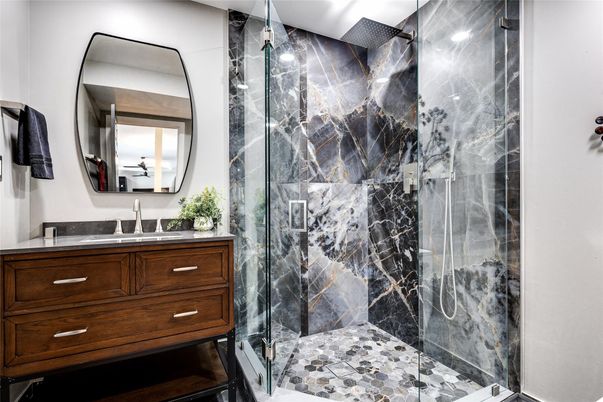 Bathroom, Glass Shower, Interior