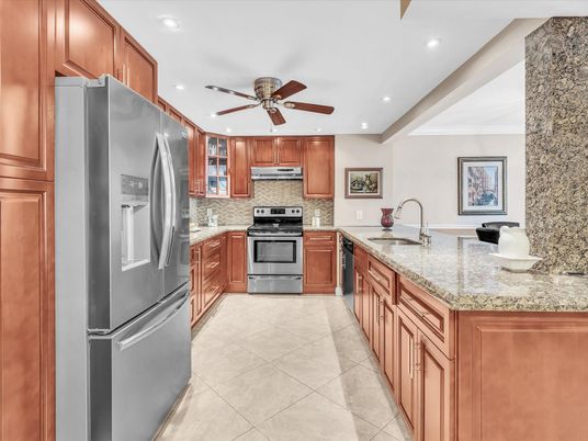 Interior, Kitchen, Recessed Lighting, Stainless Steel Appliances