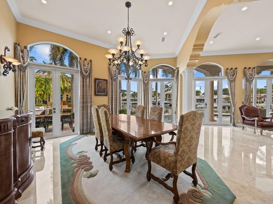 Chandelier, Dining room, Interior, Recessed Lighting