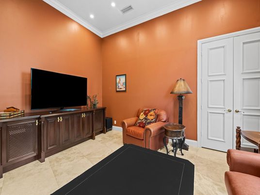 Interior, Living room, Recessed Lighting