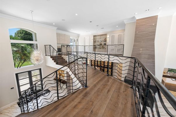 Chandelier, Interior, Kitchen, Pendant Lights, Recessed Lighting, Wood Texture Flooring