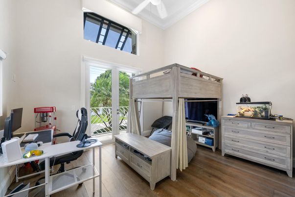 Bedroom, Home Office, Interior, Wood Texture Flooring