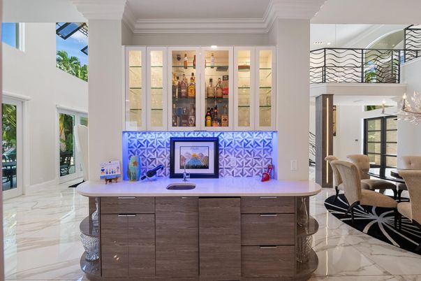 Interior, Marble, Recessed Lighting