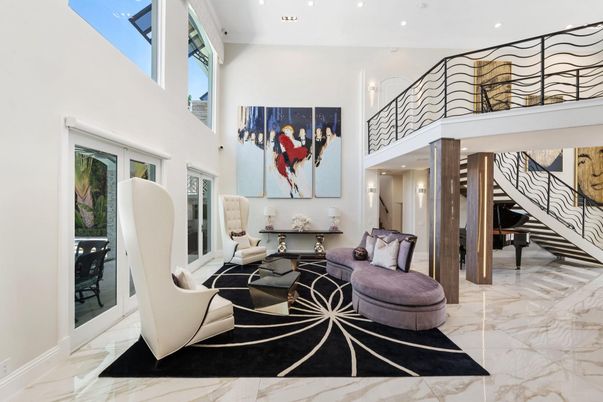 Interior, Marble, Piano, Recessed Lighting