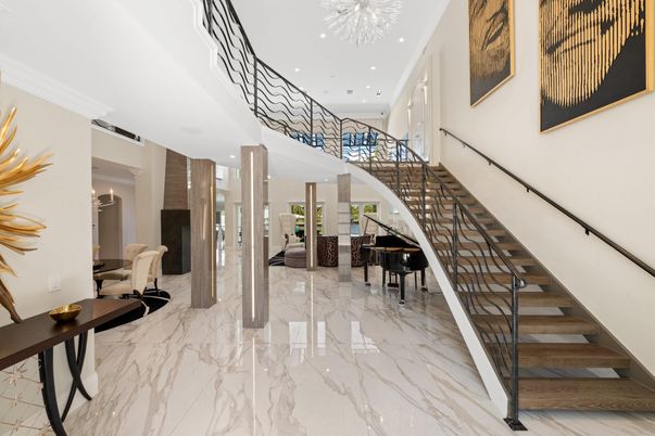 Interior, Marble, Piano, Recessed Lighting