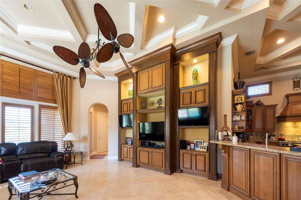 Interior, Kitchen, Living room, Recessed Lighting