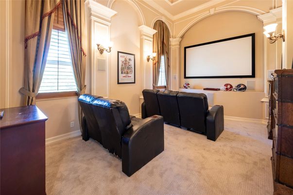 Interior, Projection Screen, Theatre Room