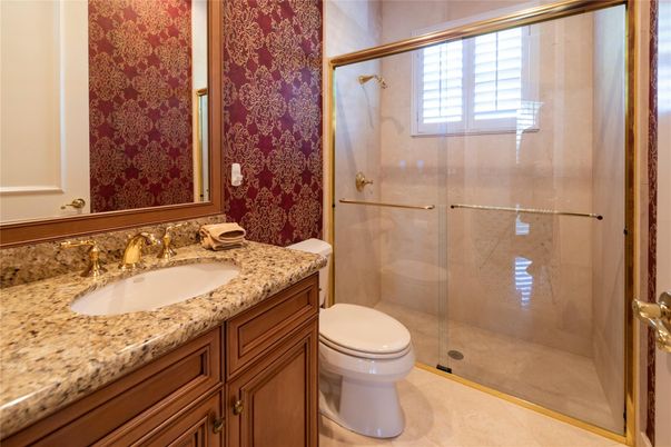 Bathroom, Glass Shower, Interior