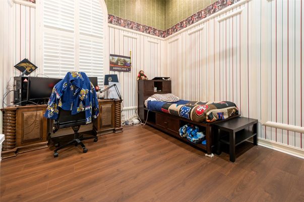 Bedroom, Home Office, Interior, Wood Texture Flooring