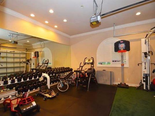 Fitness Equipment, Garage, Interior, Recessed Lighting