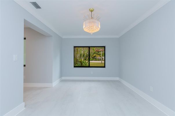 Chandelier, Empty room, Interior, Marble