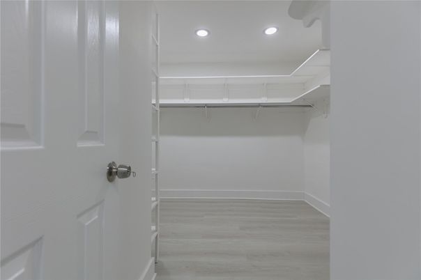 Interior, Recessed Lighting, Walk-in Closets, Wood Texture Flooring