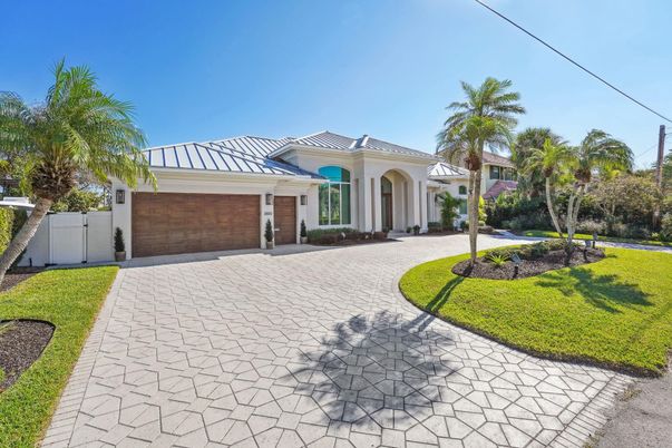 Attached, Backyard, Exterior, Facade, Mediterranean