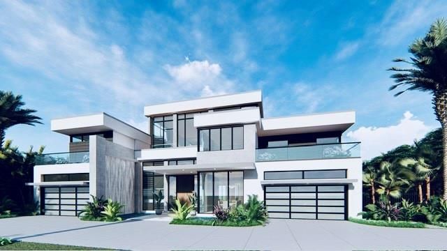 Attached, Exterior, Facade, Modern