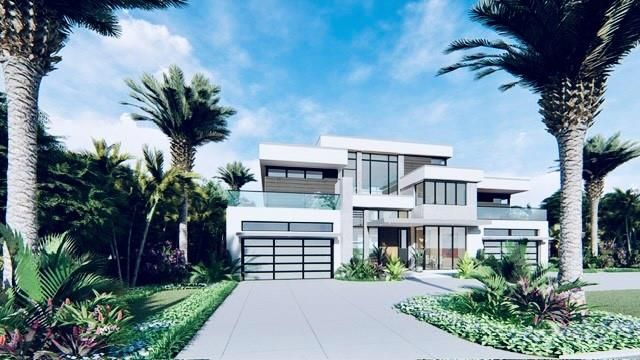 Attached, Exterior, Facade, Modern