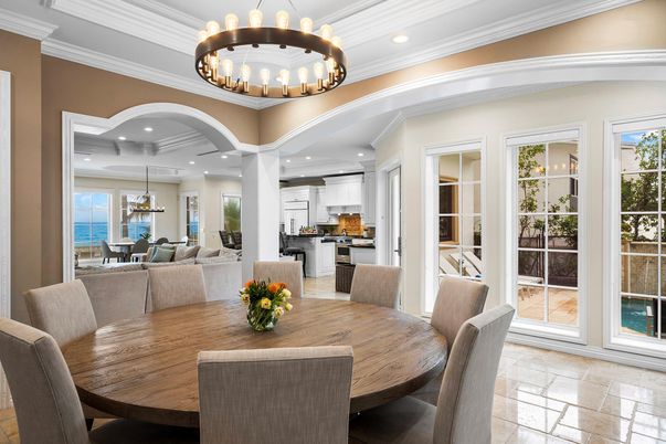 Chandelier, Dining room, Interior, Kitchen, Living room, Pendant Lights, Recessed Lighting, Water