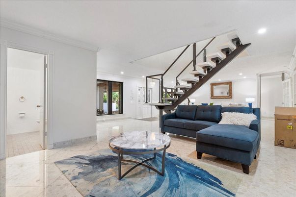 Interior, Living room, Recessed Lighting