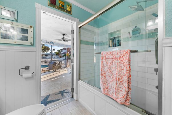 Bathroom, Glass Shower, Interior