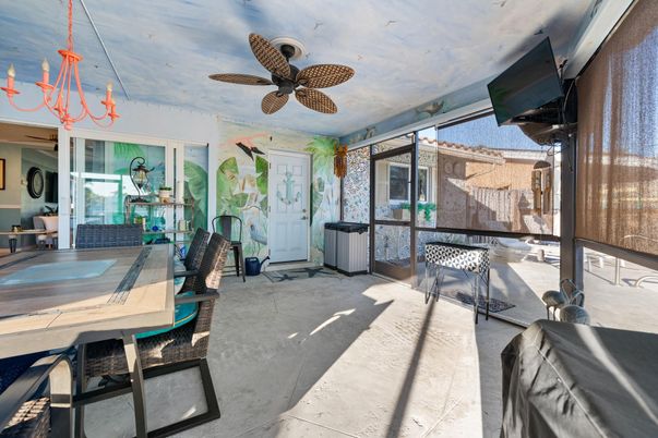 Dining room, Interior, Sun Room
