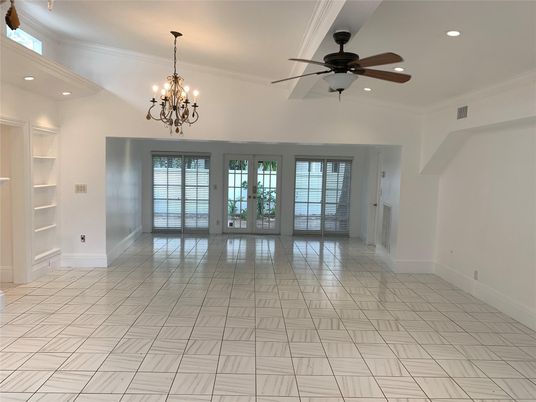 Chandelier, Empty room, Interior, Marble, Recessed Lighting
