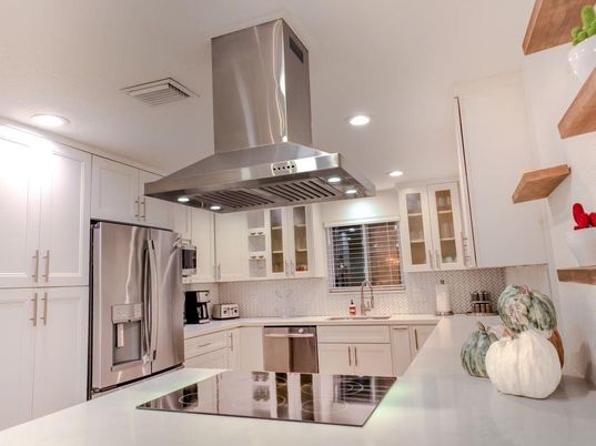 Interior, Kitchen, Recessed Lighting, Stainless Steel Appliances