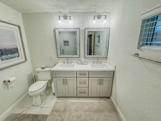 Bathroom, Dual Sink Vanities, Interior, Marble
