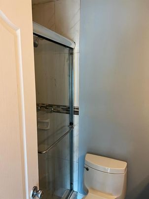 Bathroom, Glass Shower, Interior