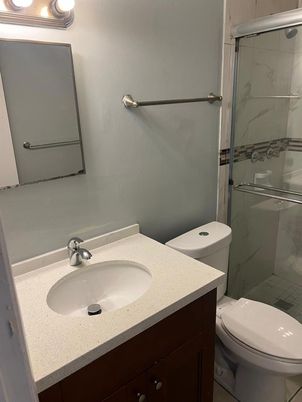 Bathroom, Glass Shower, Interior, Marble Walls