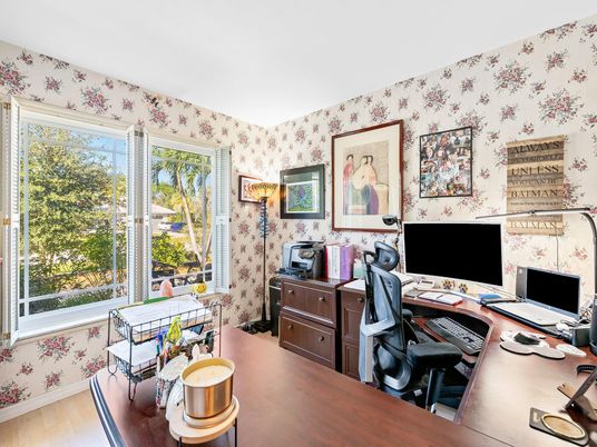 Home Office, Interior, Wood Texture Flooring