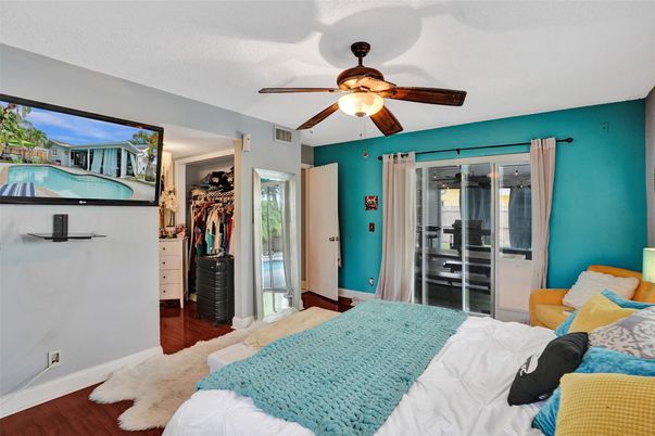 Bedroom, Interior, Wood Texture Flooring