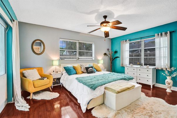 Bedroom, Interior, Wood Texture Flooring