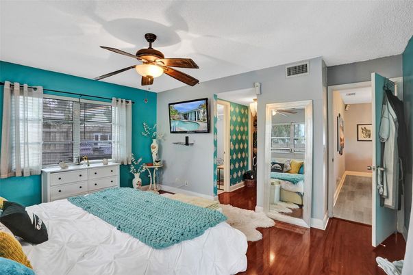Bedroom, Interior, Wood Texture Flooring