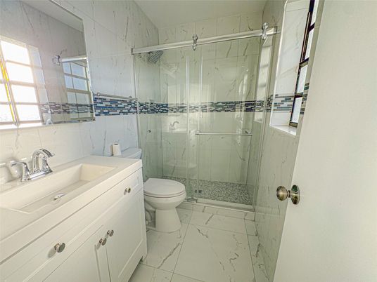 Bathroom, Glass Shower, Interior, Marble, Marble Walls