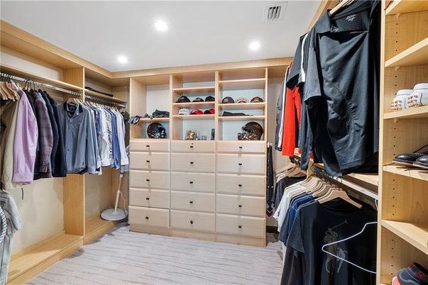 Interior, Recessed Lighting, Walk-in Closets, Wood Texture Flooring