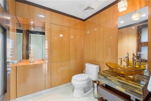 Bathroom, Interior, Wooden Walls