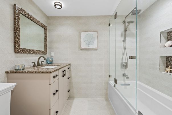 Bathroom, Glass Shower, Interior