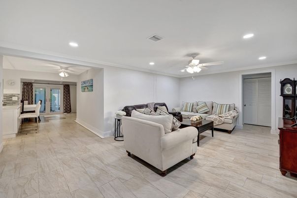 Interior, Living room, Marble, Recessed Lighting