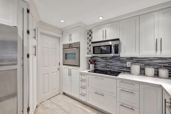 Interior, Kitchen, Recessed Lighting, Stainless Steel Appliances
