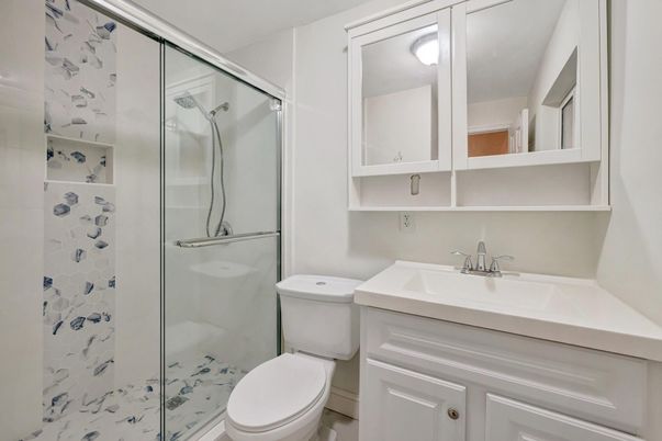Bathroom, Glass Shower, Interior