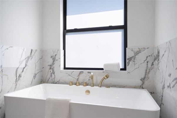 Bathroom, Interior, Marble Walls