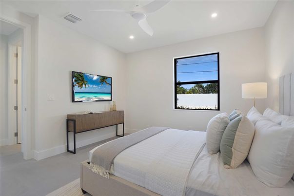Bedroom, Interior, Recessed Lighting