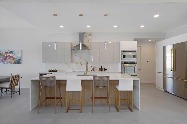Interior, Kitchen, Recessed Lighting, Stainless Steel Appliances
