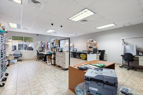 Home Office, Interior, Recessed Lighting
