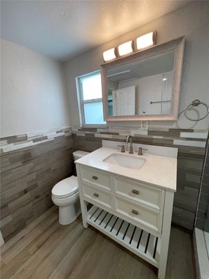 Bathroom, Interior, Wood Texture Flooring
