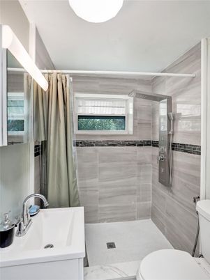 Bathroom, Glass Shower, Interior