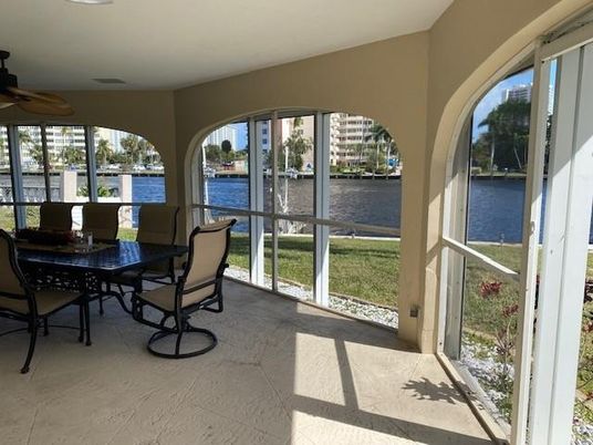 Dining room, Interior, Sun Room, Water